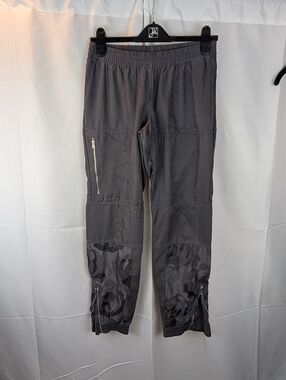 Stella McCartney For Adidas Gray Cargo Joggers with Camo Detail Size S In EUC
